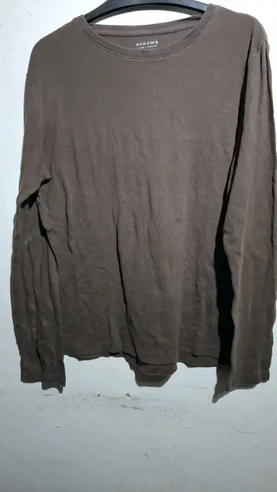 Polera manga larga marrón Sonoma - miniatura 1