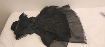 Disfraz Vestido fiesta Merlina Addams talla 4 años - miniatura 2