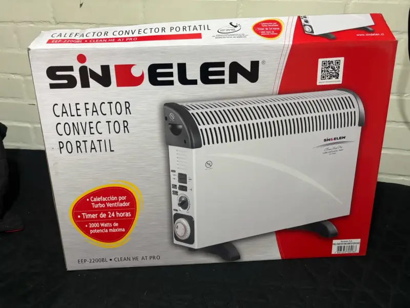 Calefactor Convector Portátil Sindelen 2000W - 1