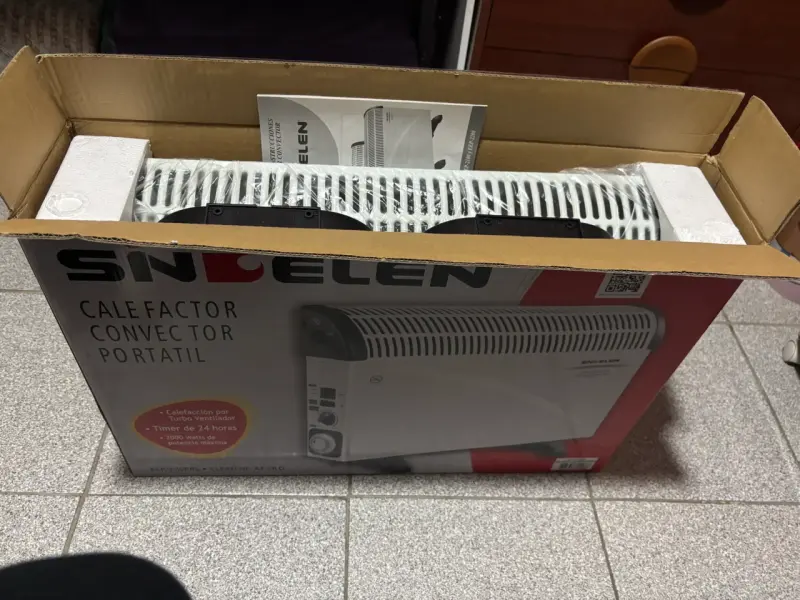 Calefactor Convector Portátil Sindelen 2000W - 3