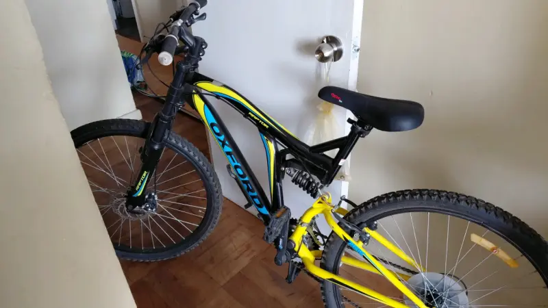 Bicicleta Oxford Raptor MTB Amarilla y Negra - 1