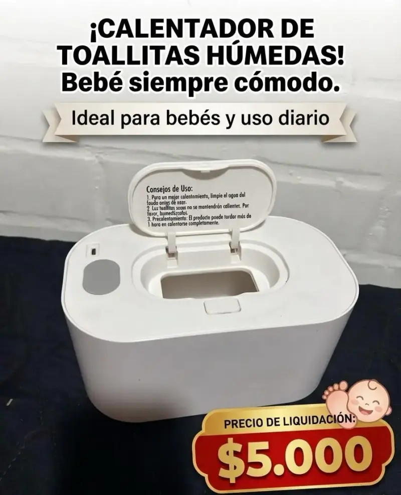 Calentador de Toallitas Húmedas para Bebé