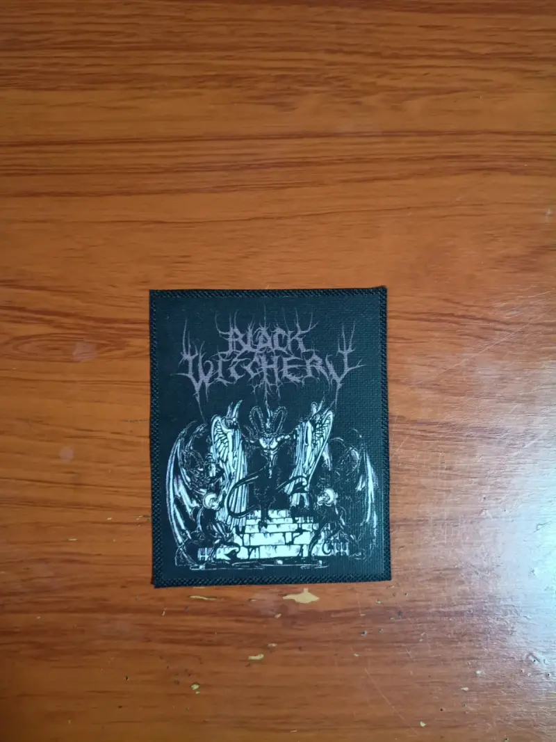 Parche bordado Black Witchery para chaqueta