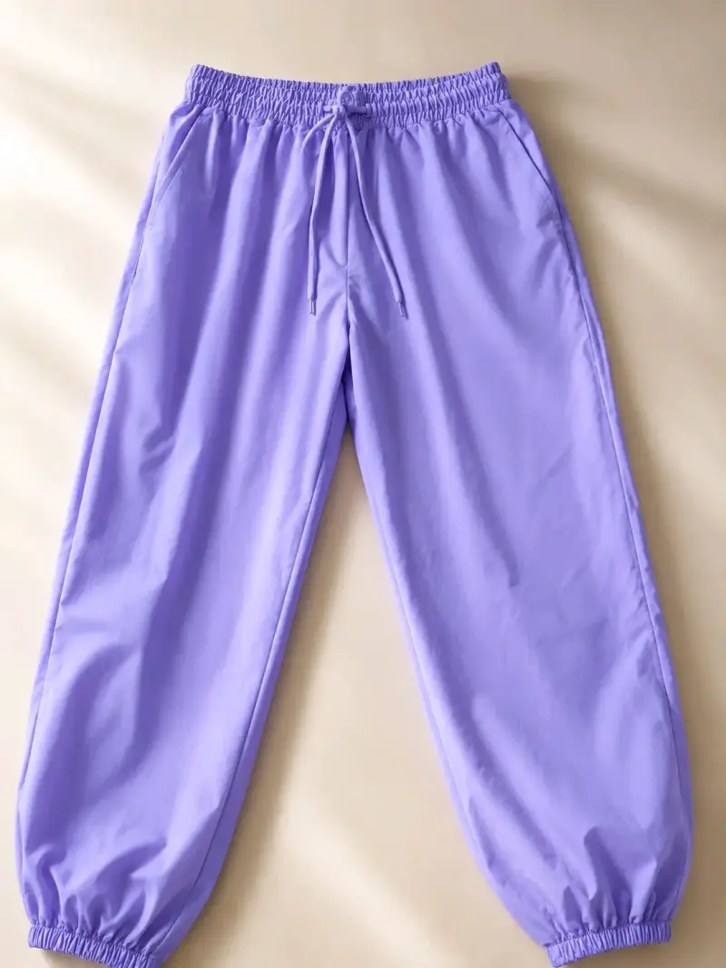 Pantalones deportivos unisex color lila