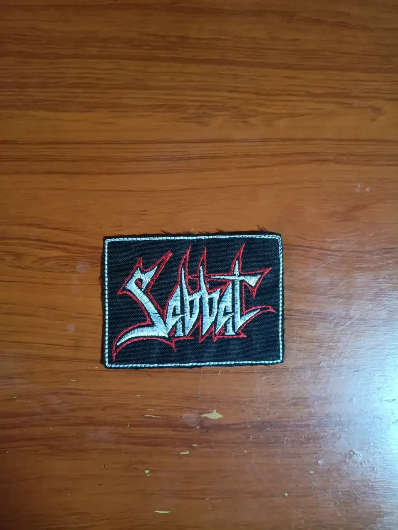 Parche bordado de banda Sabbat