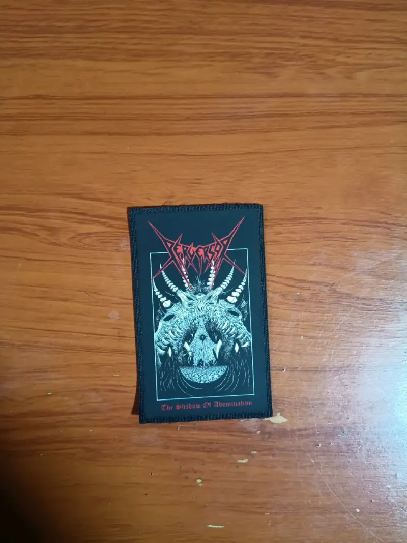 Parche bordado de banda metalera Perversor