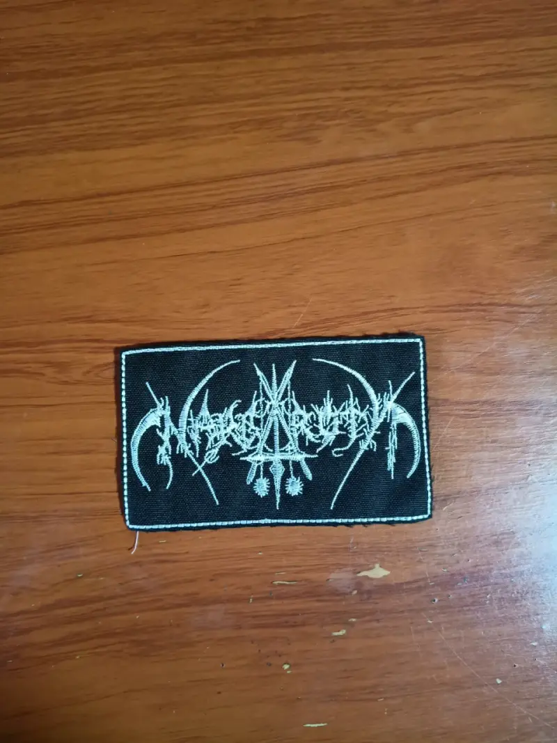 Parche bordado de banda metal nargaroth
