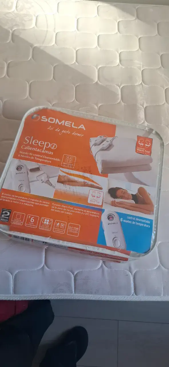Calientacamas Somela Sleepo con control de temperatura
