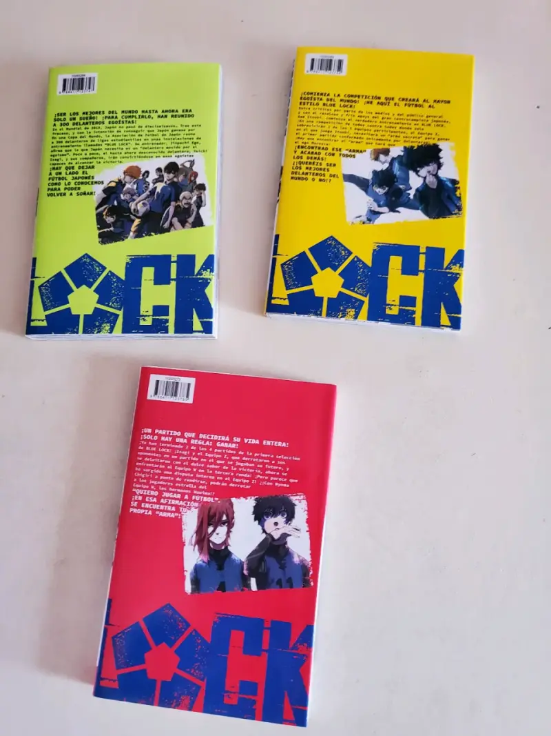 Colección de mangas Blue Lock volúmenes 1-3 - 2