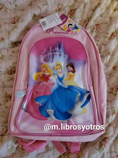 Mochila infantil Princesas Disney rosa - miniatura 1