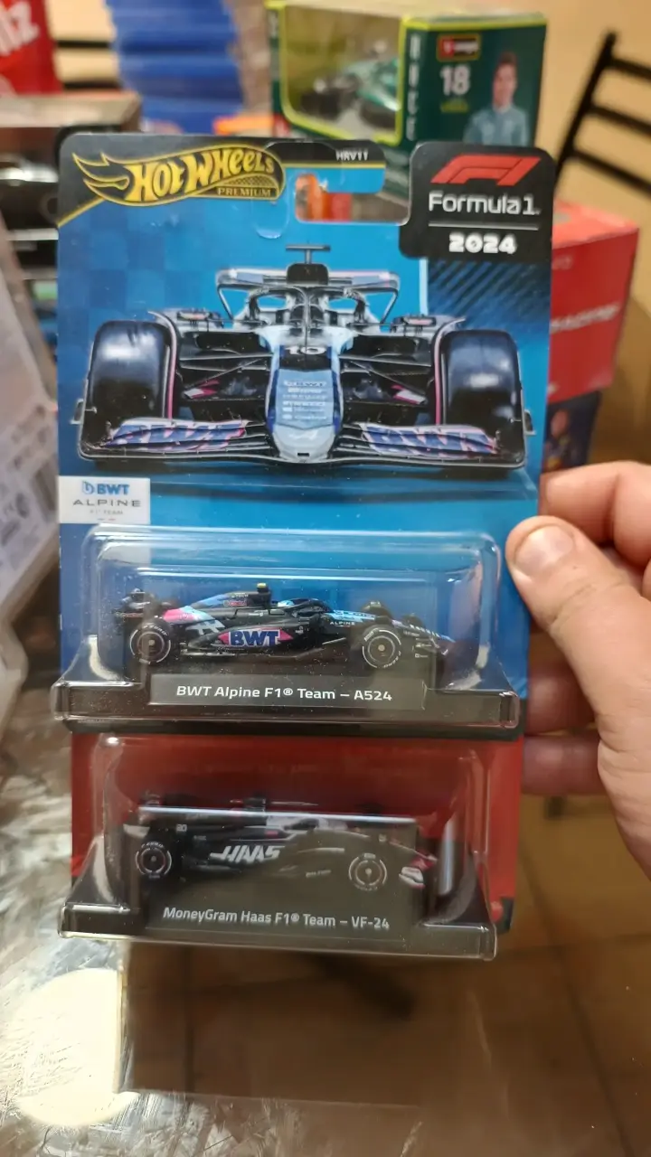 Set de autos Hot Wheels F1 2024