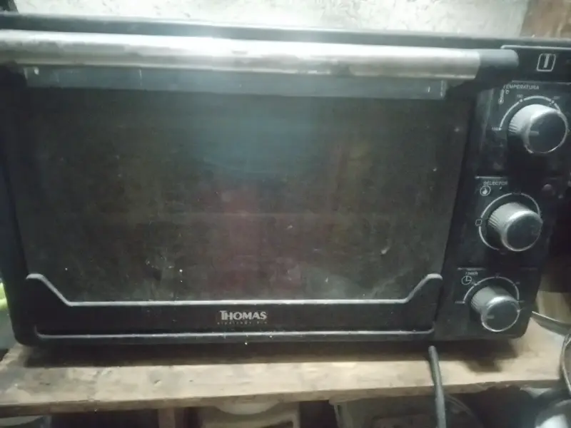 Horno Eléctrico de Sobremesa Negro - 1