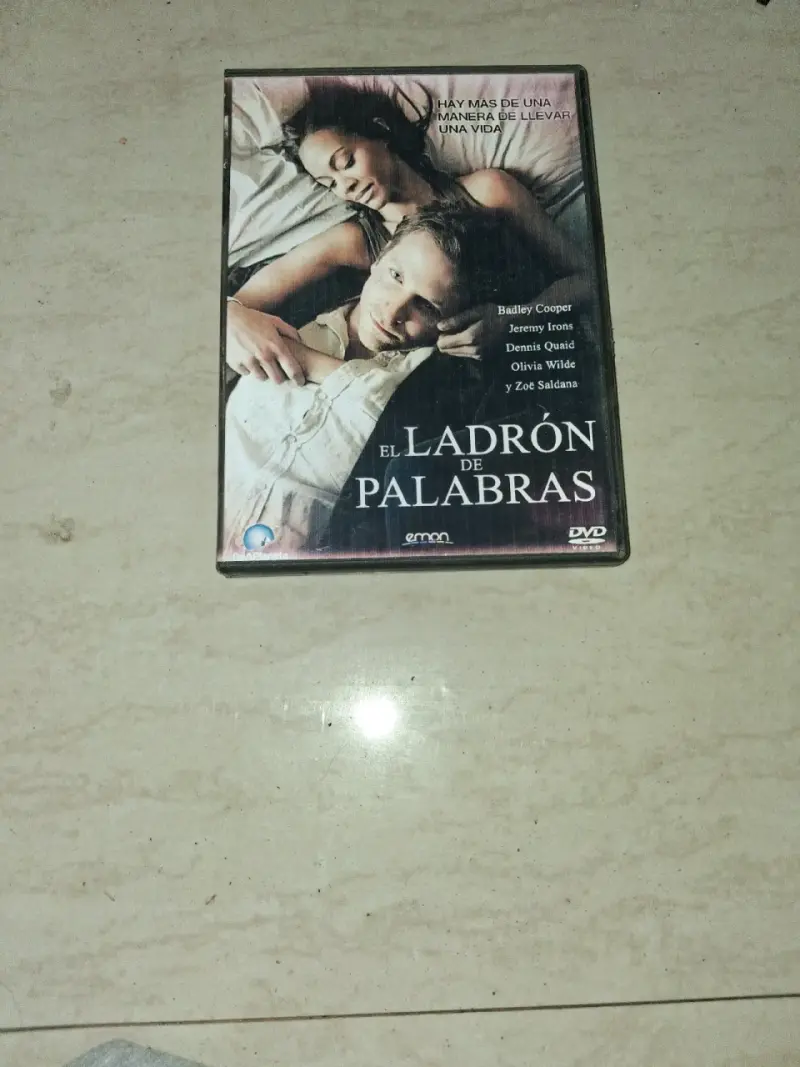 DVD El Ladrón de Palabras con Bradley Cooper