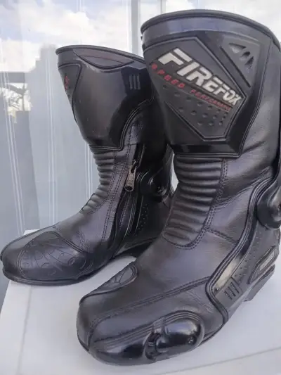 Botas de motocicleta negras Firefox Speed Performance - miniatura 1