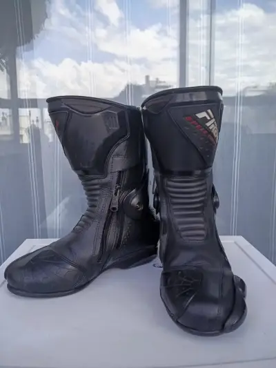 Botas de motocicleta negras Firefox Speed Performance - miniatura 2