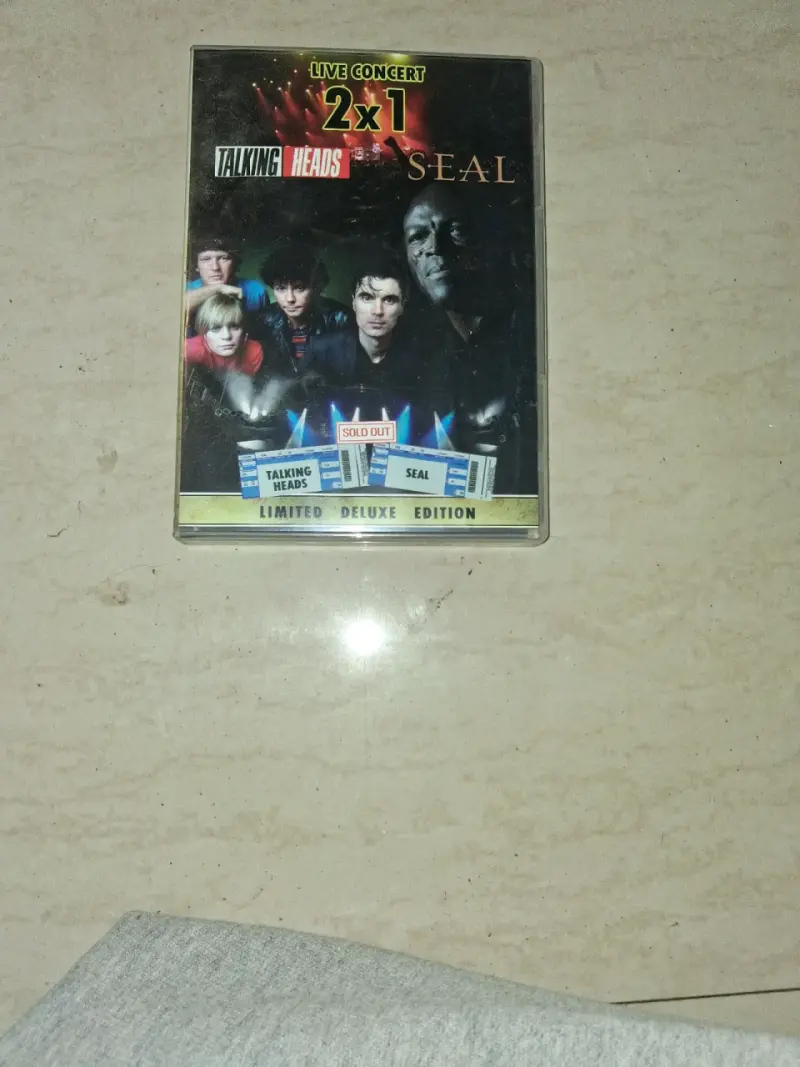 DVD Concierto en Vivo 2x1 Talking Heads y Seal
