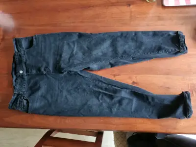 Jeans negros stretch para mujer talla XXL - miniatura 1