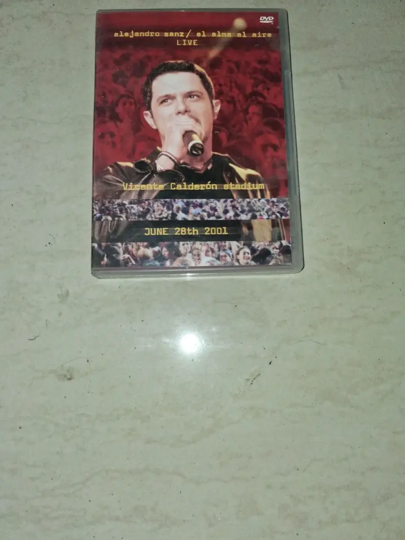 DVD Alejandro Sanz El Alma Al Aire Live