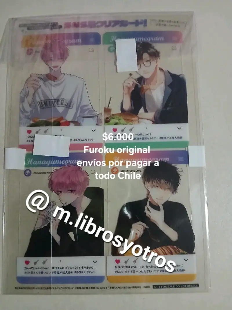 Set de tarjetas Furoku original tamon kun