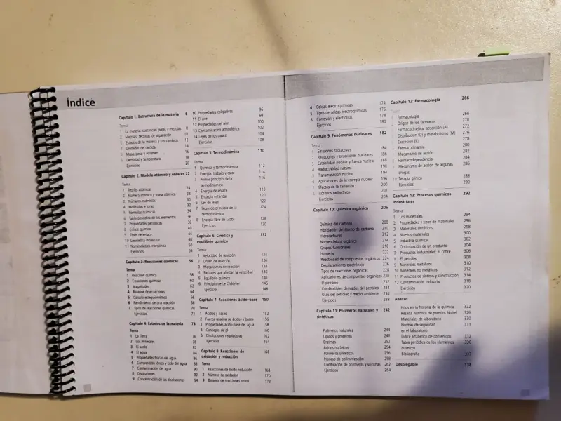 Fotocopia del Libro de Química Santillana anillado - 2
