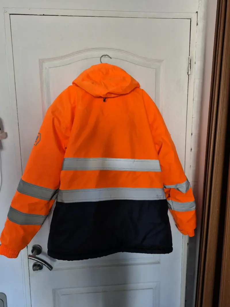 Chaqueta térmica reflectante naranja talla M/L - 2