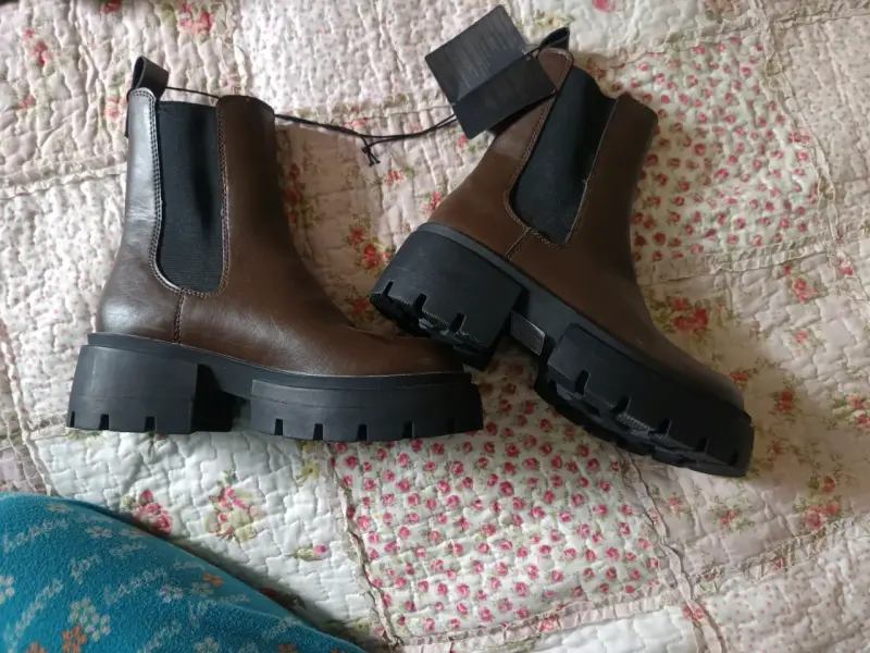 Botines con suela gruesa