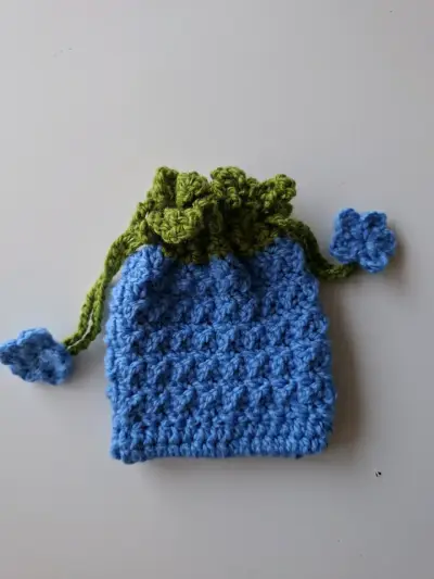 Bolsito crochet cuadrado - miniatura 1