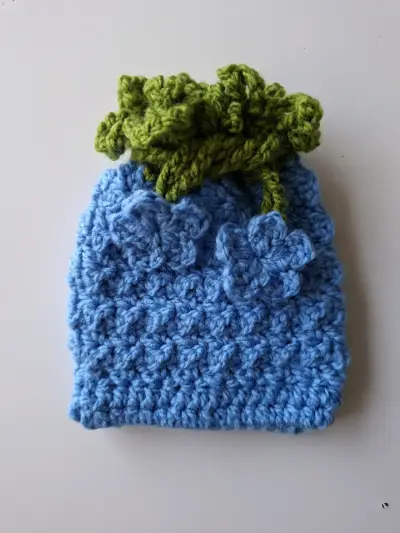 Bolsito crochet cuadrado - miniatura 2