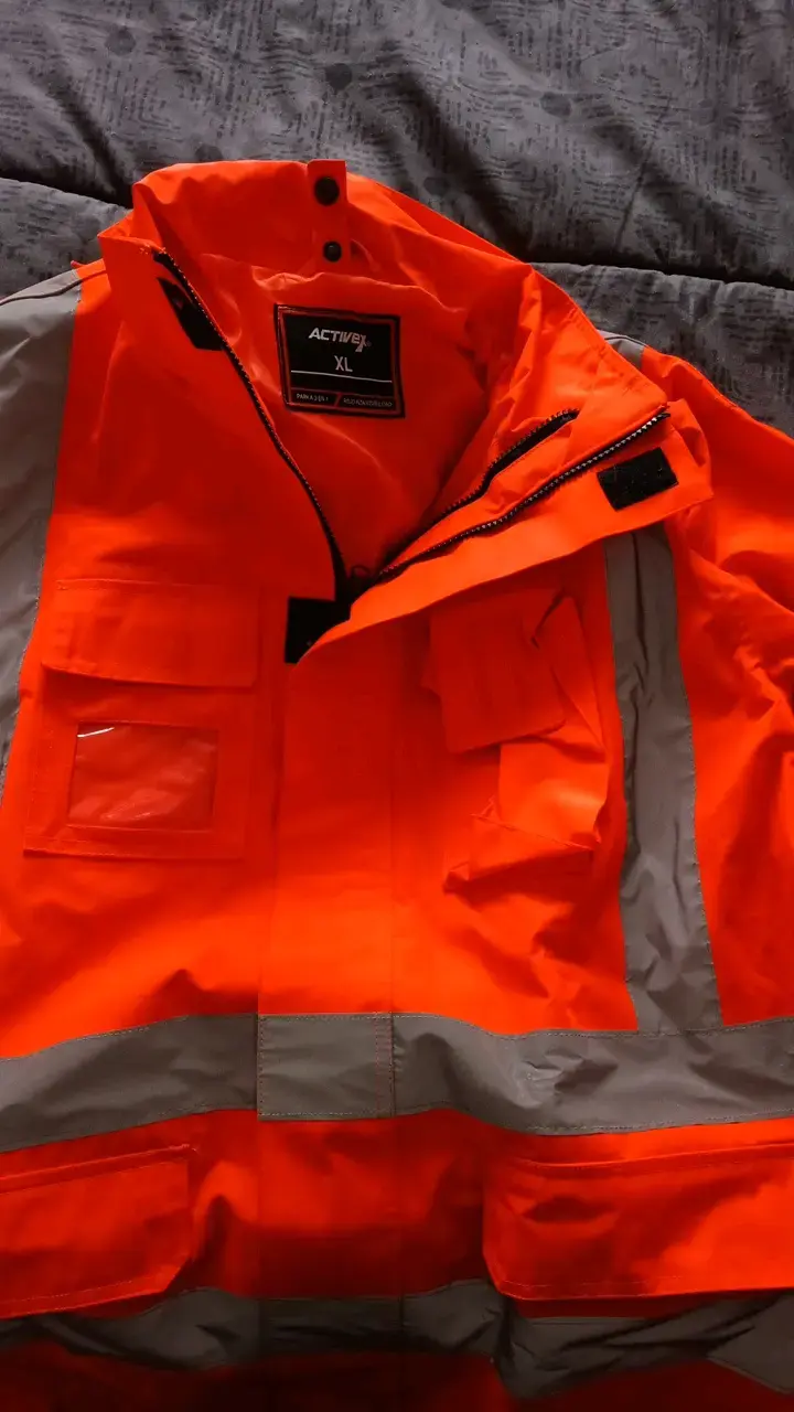 Chaqueta reflectante naranja Active X XL