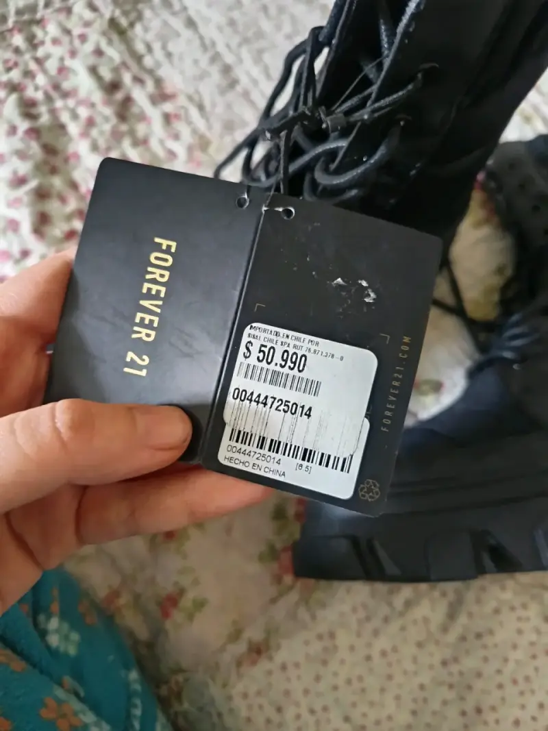 Botas negras de plataforma Forever 21 - 3