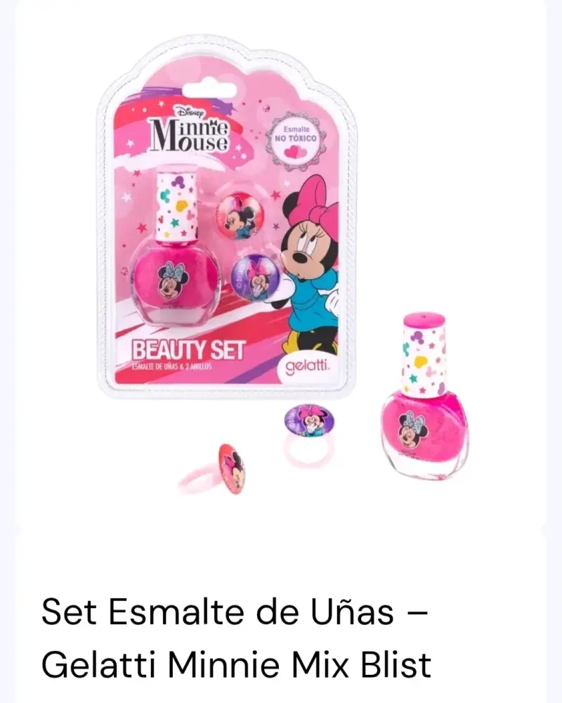 Set de Esmalte de Uñas Minnie Mouse Gelatti