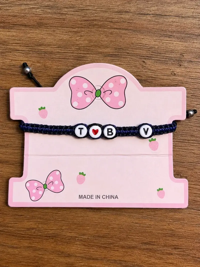 Pulseras de hilo ajustables con cuentas personalizadas - 2