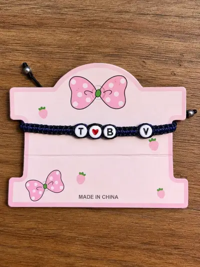 Pulseras de hilo ajustables con cuentas personalizadas - miniatura 2