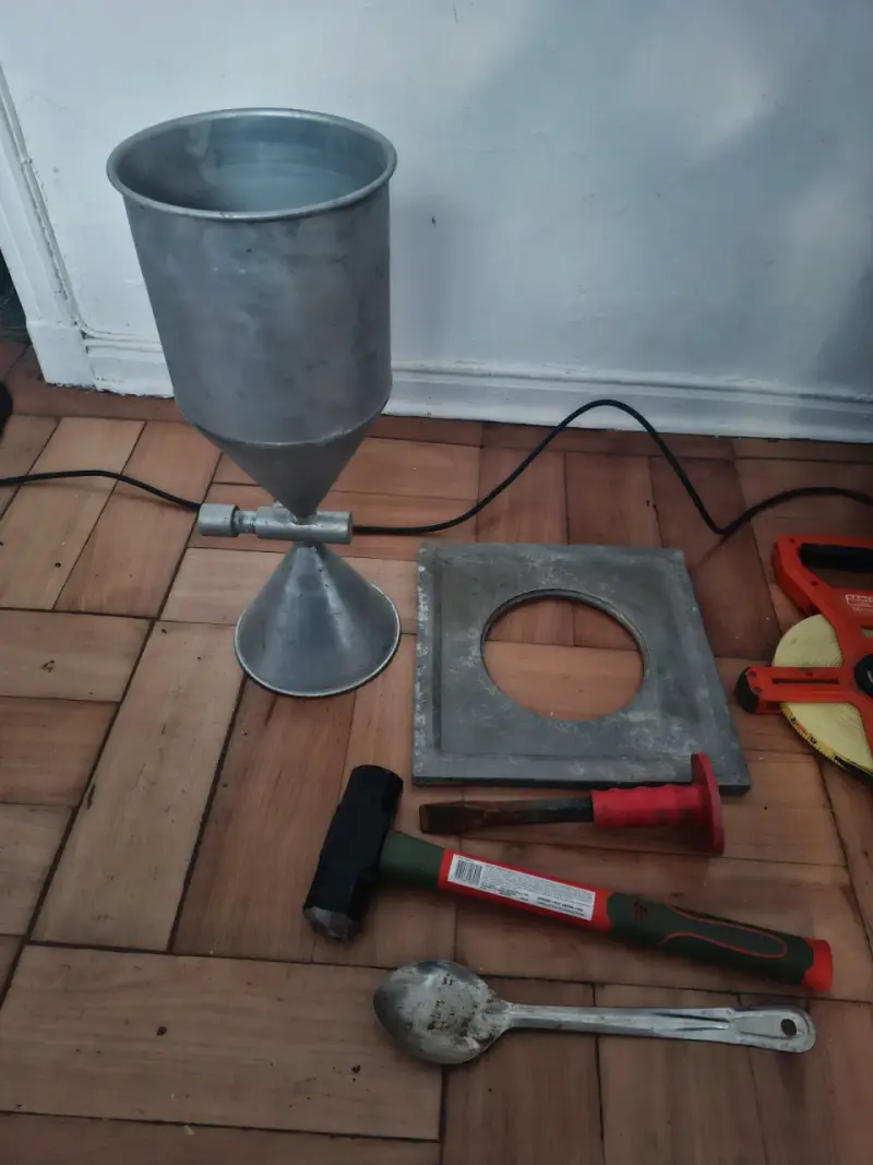 Kit de Ensayo Cono de Arena (Cono Abrams + Placa - 2