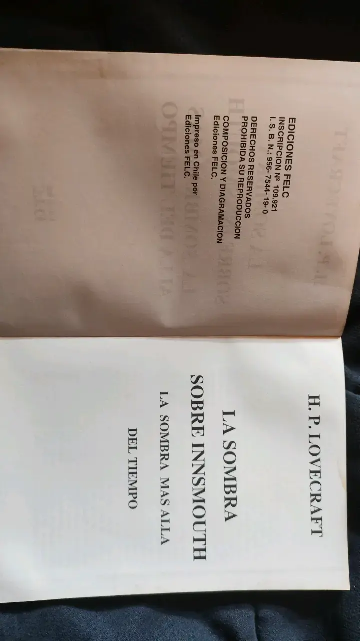Libro La Sombra Sobre Innsmouth de H.P. Lovecraft - 2