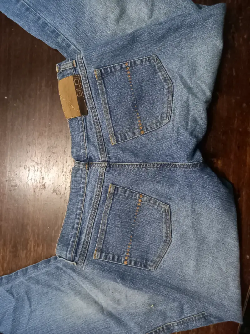 Jeans de mezclilla azul para mujer Glo - 2