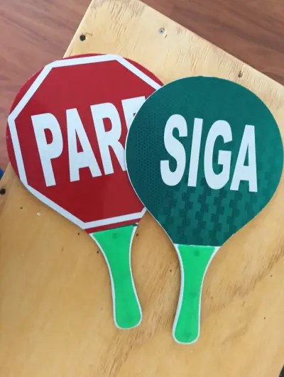 Paletas de señalización Pare y Siga - miniatura 1