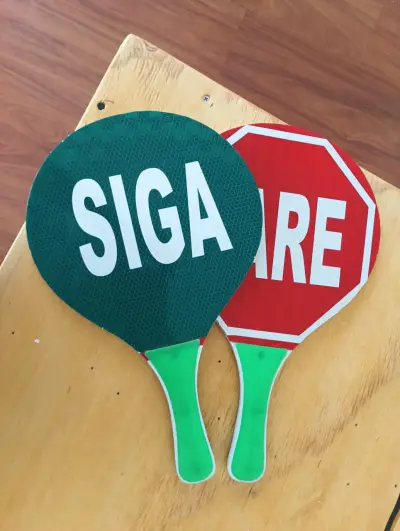 Paletas de señalización Pare y Siga - miniatura 2