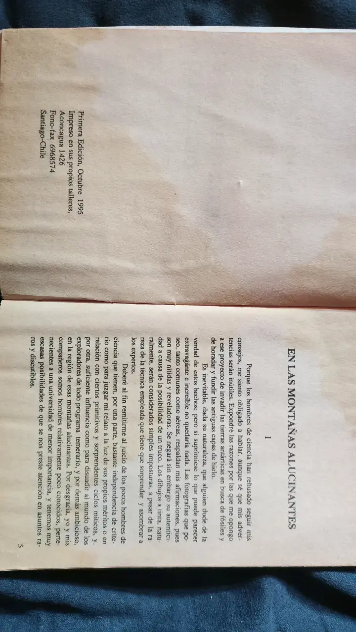 Libro En Las Montañas Alucinantes de H.P. Lovecraft - 3