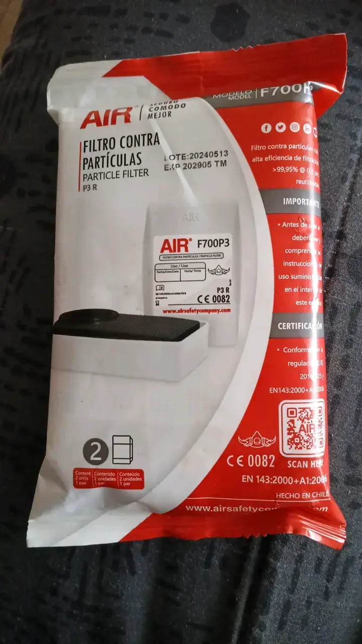 Filtro contra partículas AIR F700P3