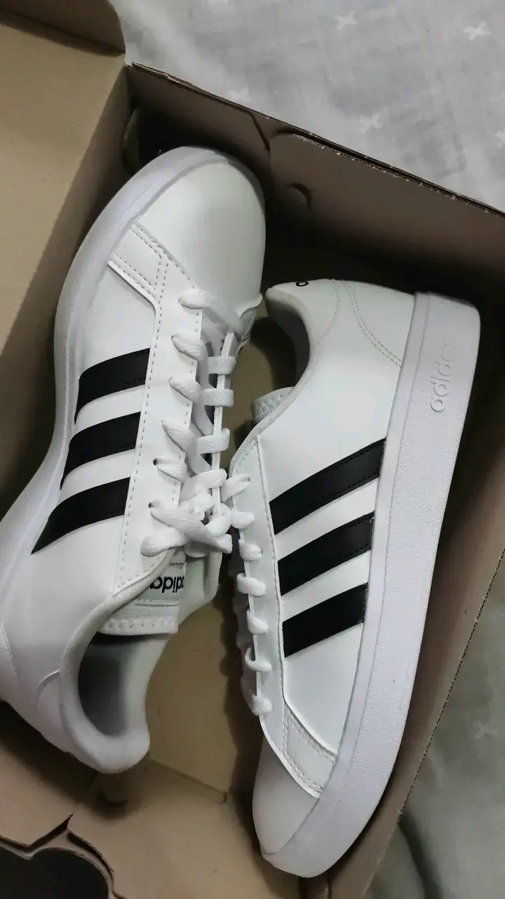 Zapatillas Adidas Grand Court Base 2.0 blancas - 2