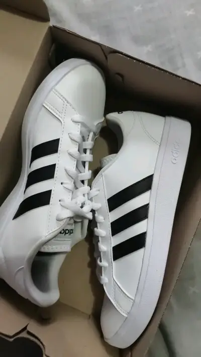 Zapatillas Adidas Grand Court Base 2.0 blancas - miniatura 2