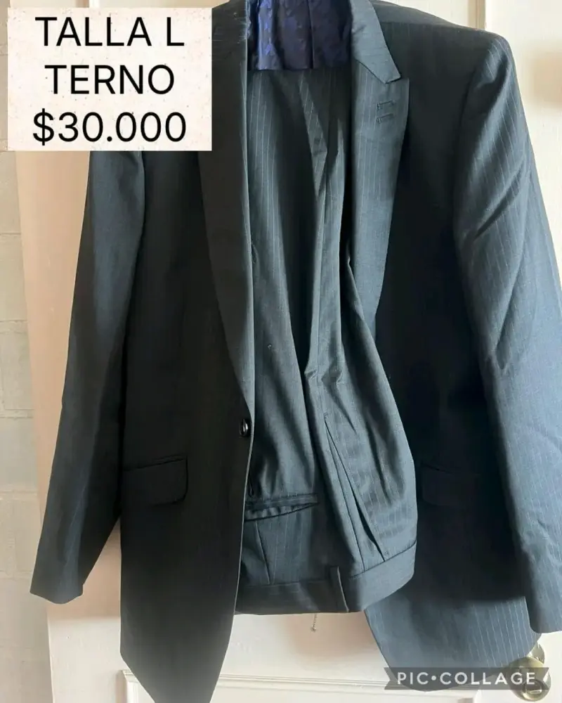 Terno de hombre talla L en buen estado