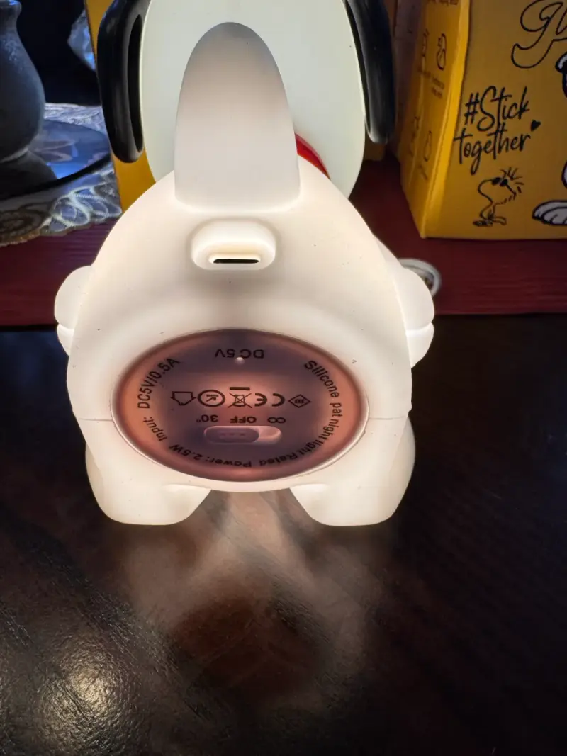 Lámpara de Silicona Snoopy Recargable USB - 4