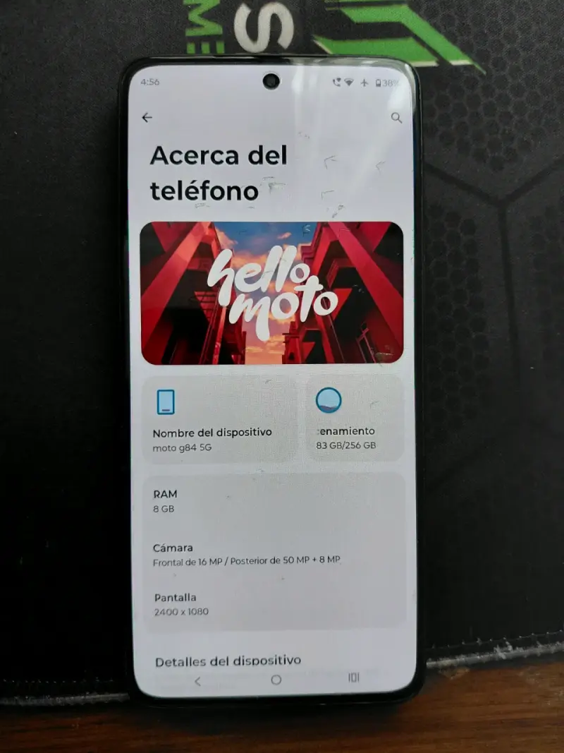 Smartphone Motorola Moto G84 5G 8GB RAM 256GB - 3