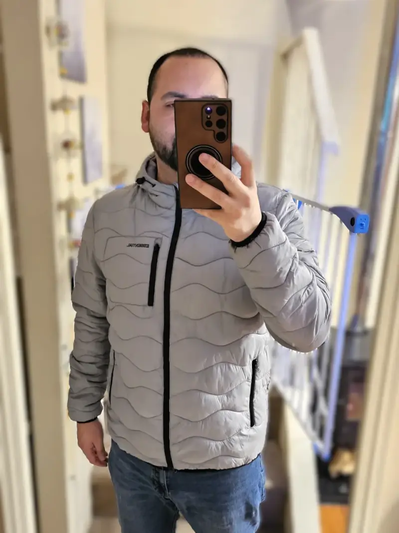Chaqueta acolchada Essential hombre talla M - 4