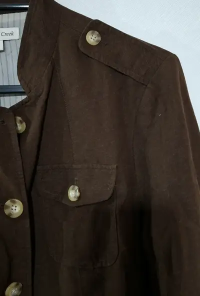 Chaqueta Marrón Mujer Coldwater Creek - miniatura 4