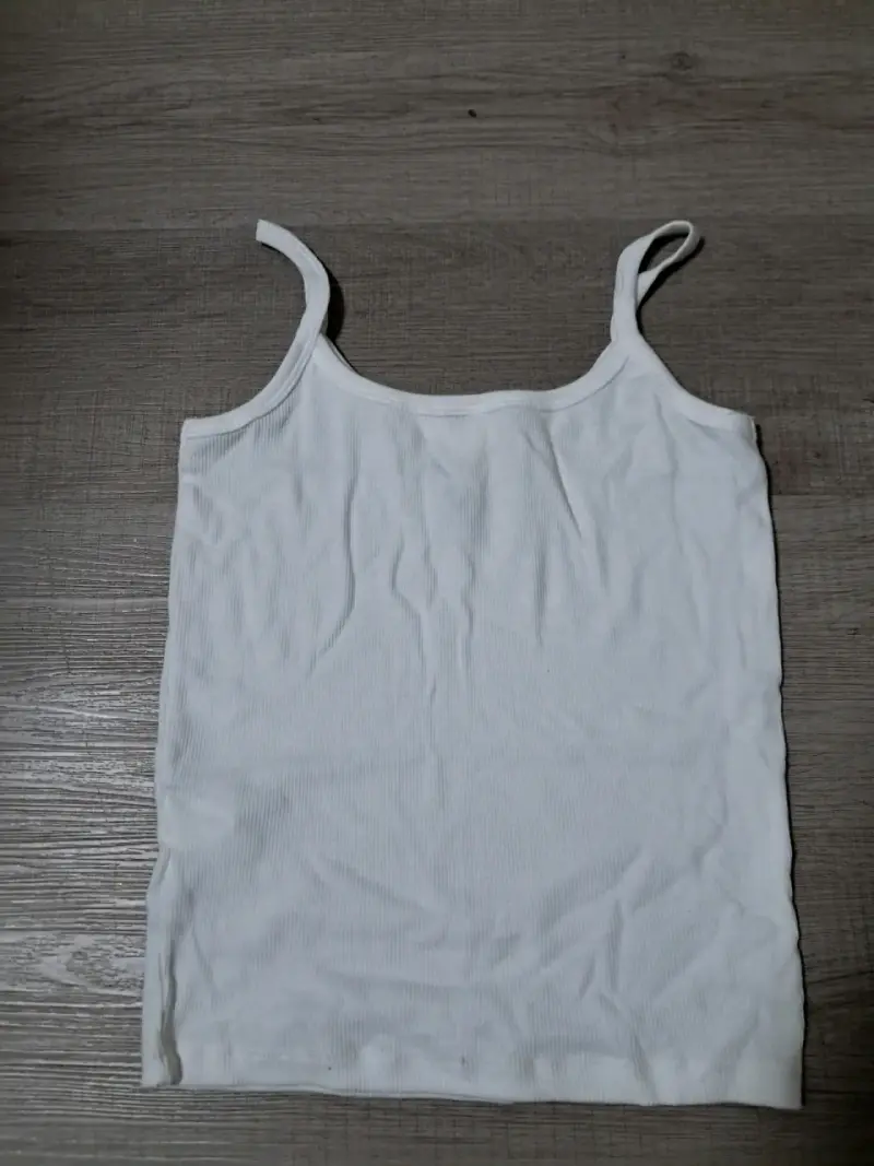 Polera Blanca de Tirantes para Mujer - 2