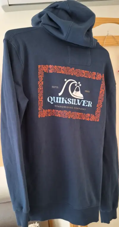Polerón con capucha Quiksilver azul oscuro - miniatura 1