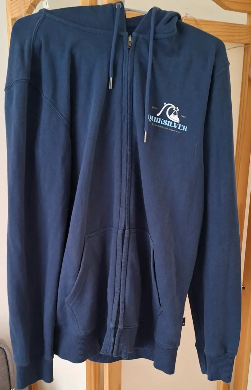 Polerón con capucha Quiksilver azul oscuro - 2